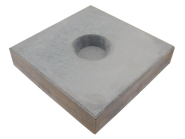 Knikkertegel geel 30x30x6 cm. ~