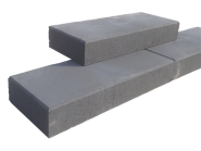 Traptrede Oud Hollands grijs of zwart 120x40x20 cm. ~