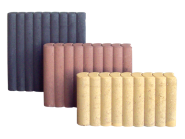 Rondoband zwart 50x25x8 cm. ~