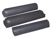 Schampband 21x18x95 tussenstuk grijs ~