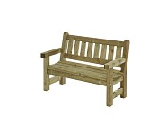 Parkbank Zeist 2-zits, 135cm ~