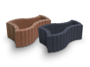 Maxiflor zwart 52x25 cm. ~