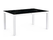 Briga Dining Table Trespa Marble 160x90 cm Charcoal ~