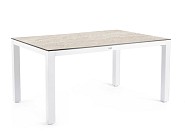 Briga Dining Table Trespa Travertin 160x90 cm Charcoal ~