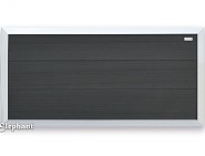 WPC-antraciet FSC tuinscherm 