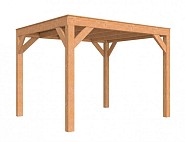 Douglasvision buitenverblijf Modern 306.5x306.5 cm onbehandeld ~