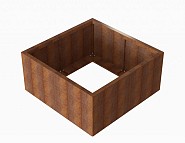 Plantenbak Module+ 56 cm. hoog CorTen
