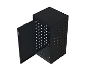 Kliko ombouw 240 ltr. grafiet zwart met vast deksel