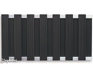 WPC-antraciet FSC tuinscherm 