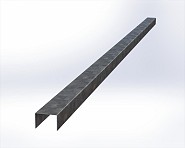 Verzinkt gelijkzijdig overzetprofiel