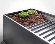 Moestuinbox tussenbodem