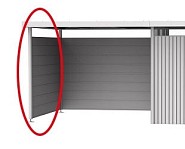 Zijwand voor zijdak Highline