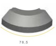 RWSB 11,5/22,5x25x78,5 1u grijs vis ~