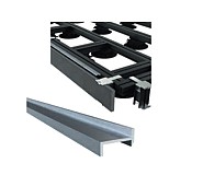 StructurAl aluminium plint 15x35x1140 mm. (set á 8 st.) ALUMINIUM AFSLUITPROFIEL 1.14 M1 ~