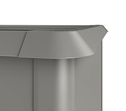 Slakkenbescherming MoestuinBox1x0,5 kwartsgrijs-metallic ~