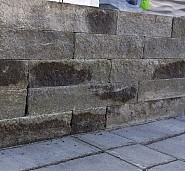 MBI Roccia Strak lineair wildverband 12cm breed grijs/zwart (prijs is per laag; laag=0,576m2) OP=OP