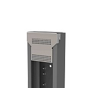 Montageset contactdoos BikeLift donkergrijs metallic ~