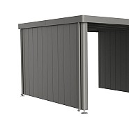 Zijwand voor Zijdak voor berging Neo Gr. 4A/4B/4C/4D kwartsgrijs-metallic ~