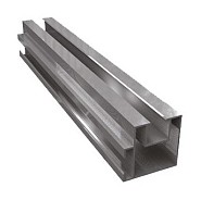 Dual Straight aluminium draagbalk tbv onderconstructie 400x4x4 cm ~
