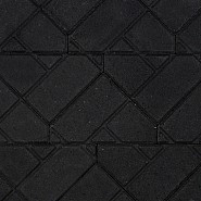 Bisschopsmuts antraciet 29,5x21/10,5x8 cm. ~