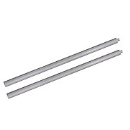 Extension Pole Mount 1200mm Silver 2pack ~