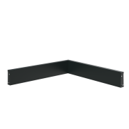 Keerwand binnenhoek - Aluminium