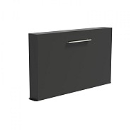 Aluminium vrijstaande vijvermuur (LxBxH) 200x25x120 cm. (3 mm.) ~