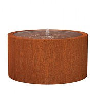 Ronde CorTen watertafels