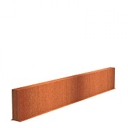 CorTen wand (BxDxH) 400x15x60 cm. (2 mm.) ~