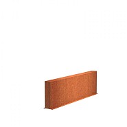 CorTen wand (BxDxH) 200x15x60 cm. (2 mm.) ~