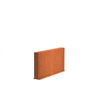 CorTen wand (BxDxH) 150x15x80 cm. (2 mm.) ~