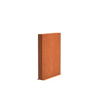 CorTen wand (BxDxH) 100x15x135 cm. (2 mm.) ~