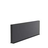 Aluminium wand (BxDxH) 300x15x100 cm. (3 mm.) ~