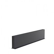 Aluminium wand (BxDxH) 300x15x60 cm. (3 mm.) ~
