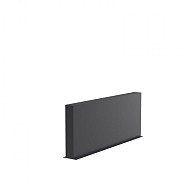 Aluminium wand (BxDxH) 200x15x80 cm. (3 mm.) ~
