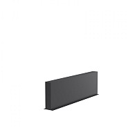 Aluminium wand (BxDxH) 200x15x60 cm. (3 mm.) ~
