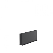 Aluminium wand (BxDxH) 150x15x60 cm. (3 mm.) ~
