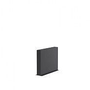 Aluminium wand (BxDxH) 100x15x80 cm. (3 mm.) ~