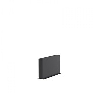 Aluminium wand (BxDxH) 100x15x60 cm. (3 mm.) ~
