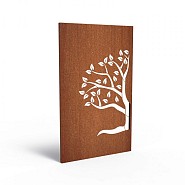 CorTen paneel figuur 8.1 (BxDxH) 110x5x180 cm. (2 mm.) ~