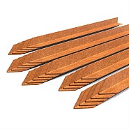 Piketpalen CorTen 60x3x3 cm. Bundel á 20 st. ~