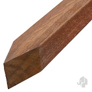 Azobé paal gezaagd gepunt 70x70x2500 mm~