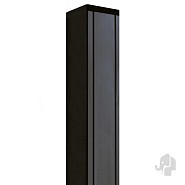 Aluminium schuttingpaal 9x9 cm antraciet