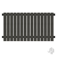 WPC-antraciet FSC tuinscherm 