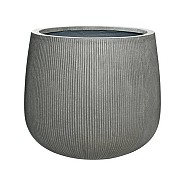 Pottery Pots plantenbak Pax L Ridged Grey hoogte: 485 diameter: 55~