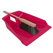 Bladeren blik violet met stoffer ~