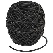 Bindbuis 50meter x 3mm zwart ~