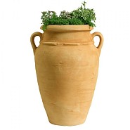 ANTIQUE amphora 90 liter zand plantenpot * ~