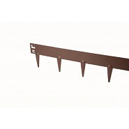 ProEdge A LxH 250x7,5 cm. Dikte 2,5 mm. bruin ~