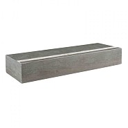 Restpartij Traptrede Spotted Bluestone gezoet met facet en antislip strook 100x35x15 cm. OP=OP